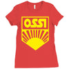 ossi fdj ddr Ladies Fitted T-Shirt