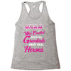 Gram Was Created Because Need Real Heroes Racerback Tank