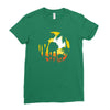 tropical attack Ladies Fitted T-Shirt
