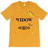 i'm not a widow i'm a wife to a husband with wings T-Shirt