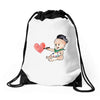 Cute Painter Drawstring Bags