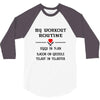 breakfast workout routine girls muscle top 3/4 Sleeve Shirt