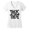 trick or treat Women's V-Neck T-Shirt