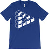 sheldon dreieck big bang theory triforce illusion 3d nerd fun usa T-Shirt