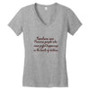teachers are Women's V-Neck T-Shirt