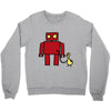 bird powered robot Crewneck Sweatshirt