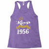 kings are born in 1956 Racerback Tank