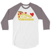 pizza is my valentine 2 3/4 Sleeve Shirt