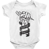 never stop fighting spirit Baby Onesie