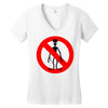 stop alien Women's V-Neck T-Shirt