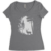 the woods Women's Triblend Scoop T-shirt