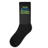 i bleed blue and green Socks
