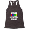 single color custom t shirt Racerback Tank