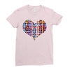 Heart Ladies Fitted T-Shirt