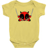 deadpool cartoon Baby Bodysuit