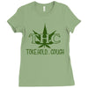 THC Toke Hold Cough T-Shirt Ladies Fitted T-Shirt