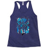 blue vectorfunk Racerback Tank