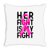 her fight is my fight Throw Pillow