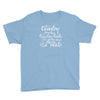 she's country from her cowboy boots Youth Tee