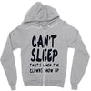 can't sleep clowns show up Zipper Hoodie
