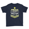 military, proud us army brother veteran u Youth Tee