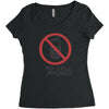 no cell phones Women's Triblend Scoop T-shirt
