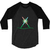 christmas lightsabers 3/4 Sleeve Shirt