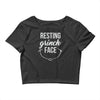 resting grinch face Crop Top