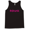 #drunk hashtag neon pink Tank Top