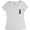 realistic human heart Women's Triblend Scoop T-shirt