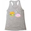 cheeseburger pranks doughnut Racerback Tank