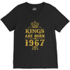 kings are born in 1967 V-Neck Tee