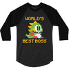 World's Best Boss Mario 3/4 Sleeve Shirt