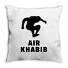 air khabib silhouette Throw Pillow