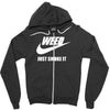 weed   just smoke it   mens funny Zipper Hoodie