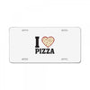 i Love Pizza License Plate