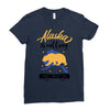 alaska is calling and i must go Ladies Fitted T-Shirt