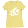 stop bullying Ladies Fitted T-Shirt