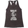 Back Of I Have A Crazy Grandmother And I am not Afraid To Use Her Racerback Tank