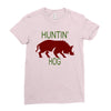 hantin hog Ladies Fitted T-Shirt