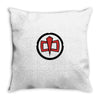 logo sword Throw Pillow