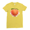 peach t Ladies Fitted T-Shirt
