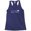 sperm donor humor Racerback Tank