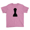 Chess King and Pawn Youth Tee