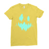 halloween face Ladies Fitted T-Shirt