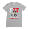 we all lift down here Ladies Fitted T-Shirt