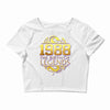 legends are born in 1988 hoodie 5 Crop Top