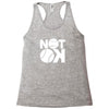 not ok baseball Racerback Tank