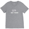 Cat Says Not Today V-Neck Tee