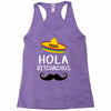 hola bitchachos Racerback Tank